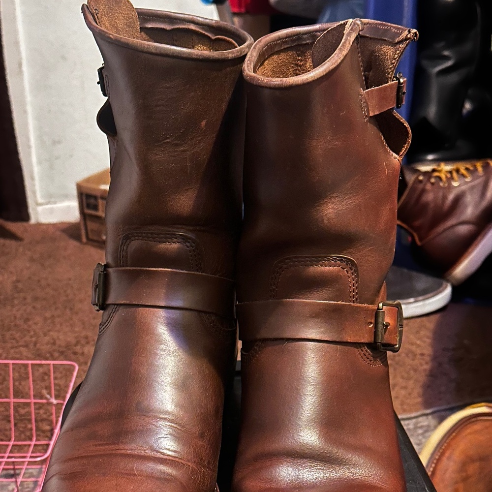 Frye Mens engineer boots great condition